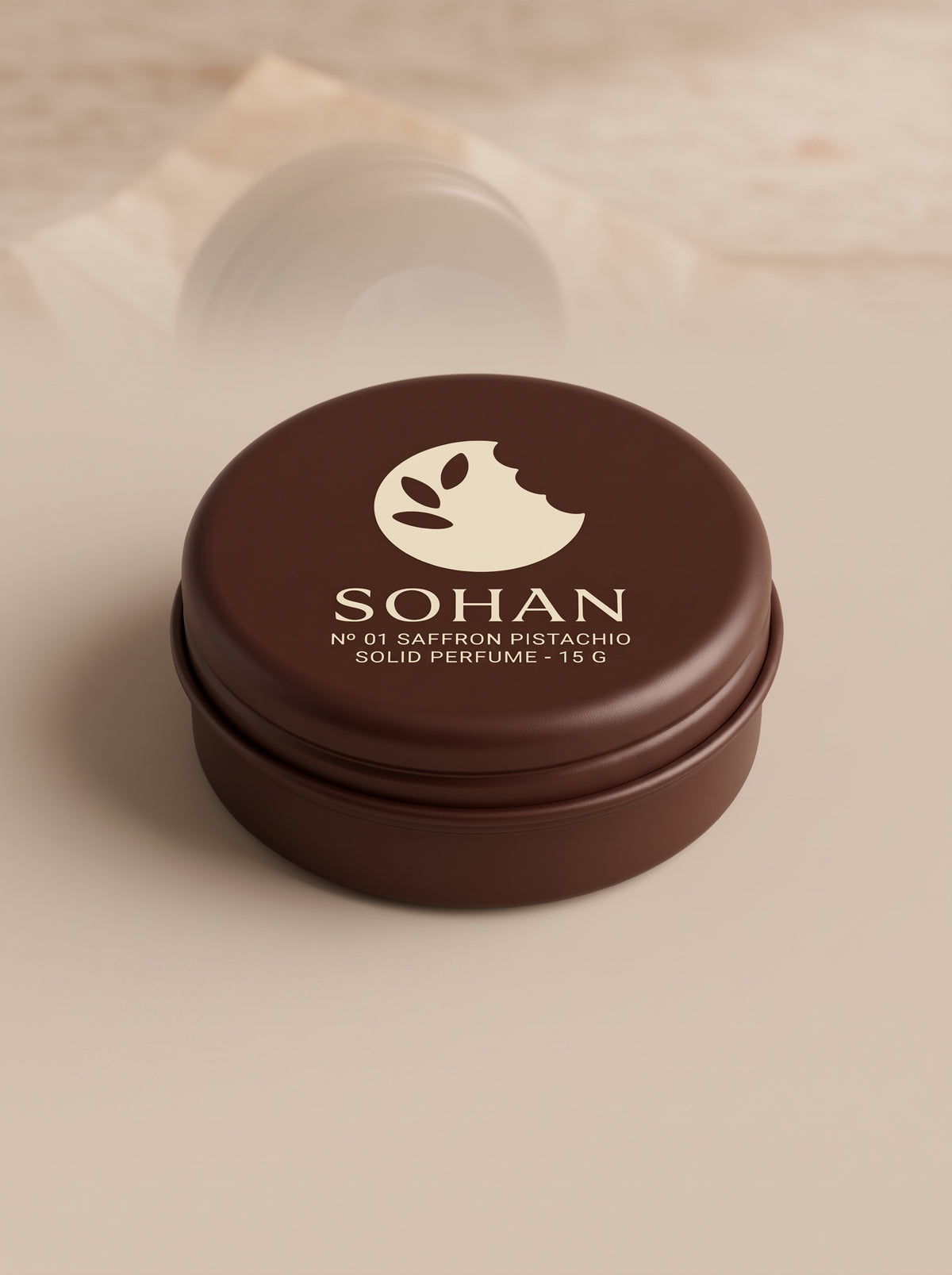 № 01 Saffron Pistachio — Solid Perfume Balm