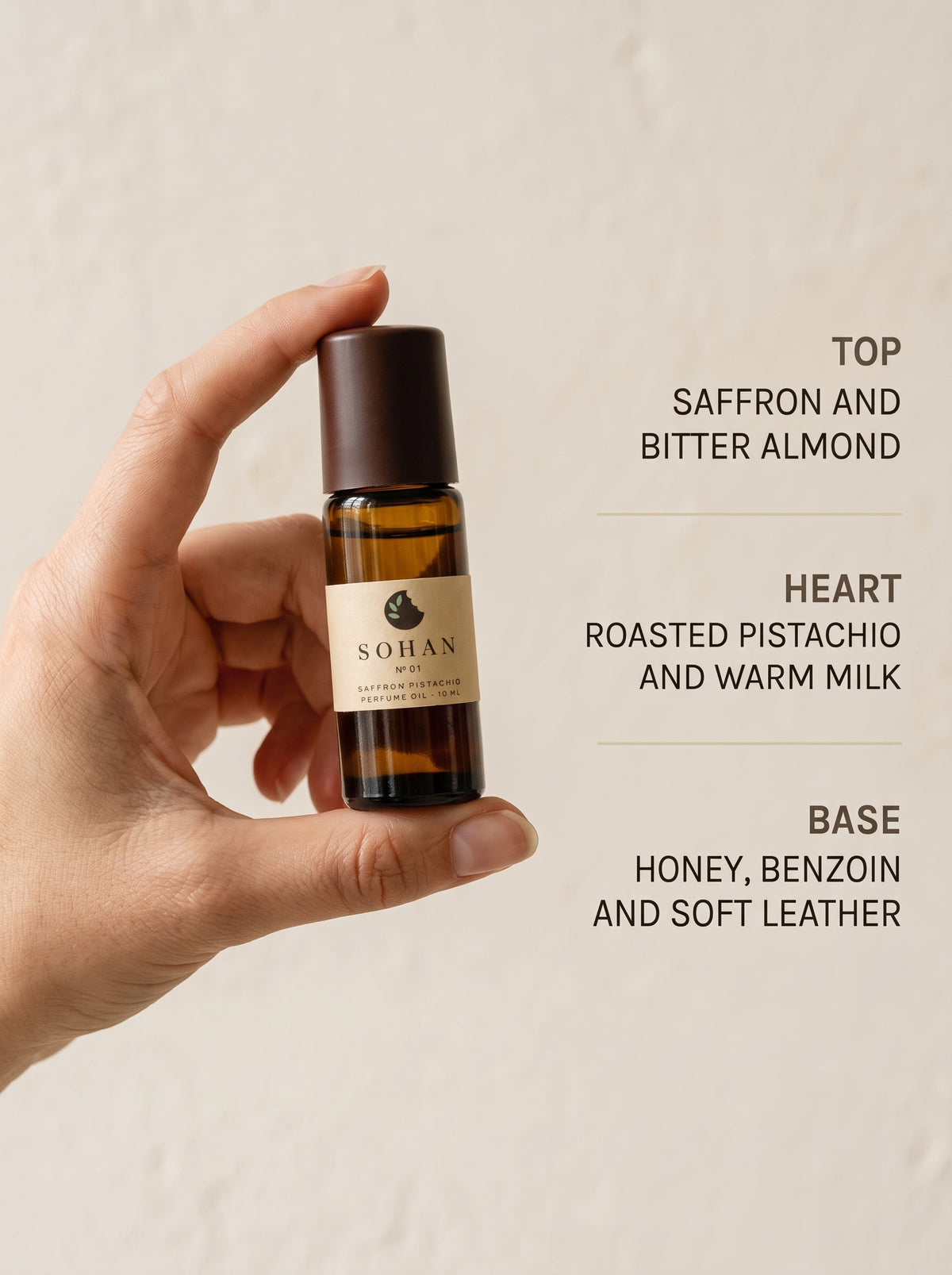 № 01 Saffron Pistachio — Perfume Oil