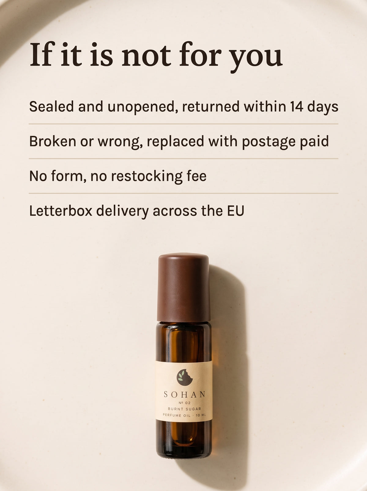 № 02 Burnt Sugar — Perfume Oil